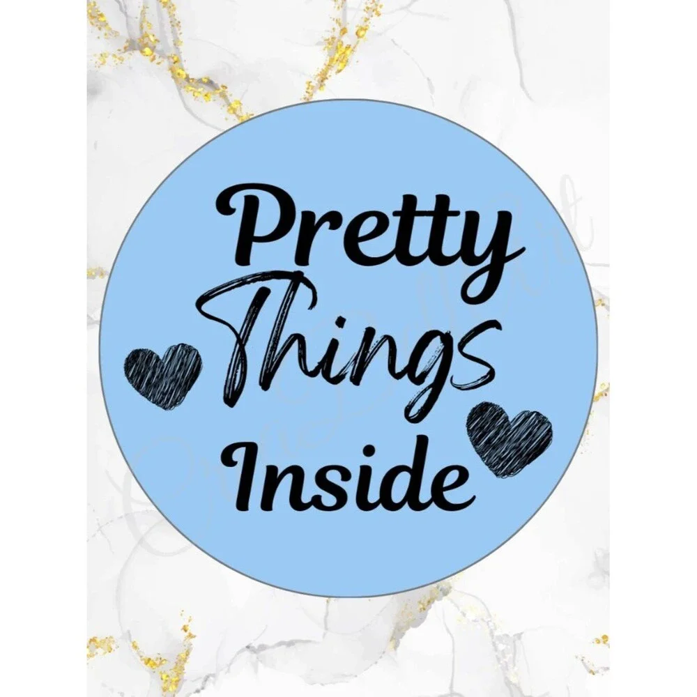 100 Thank you Stickers | Pretty Things Inside